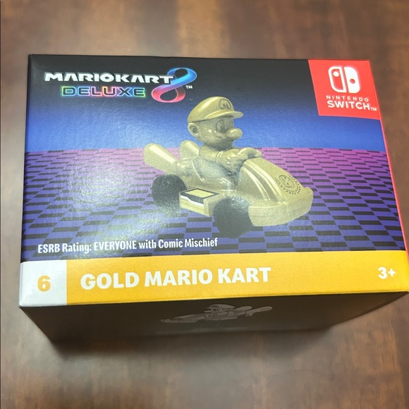 McDonald's Other - Nintendo Switch Gold Mario Kart - Mario Kart 8 Deluxe